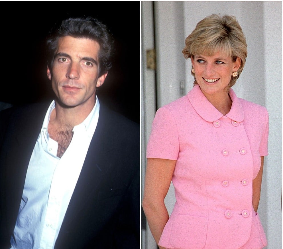 (L) John F. Kennedy Jr. (R) Princess Diana (2)