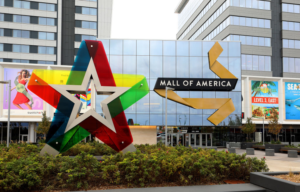 One entrance to the Mall of America