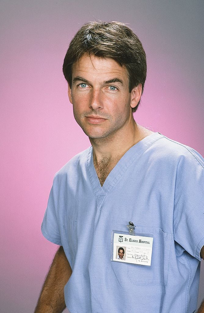 Mark Harmon as Doctor Robert Caldwell on St. Elsewhere|Paul Drinkwater/NBCU Photo Bank