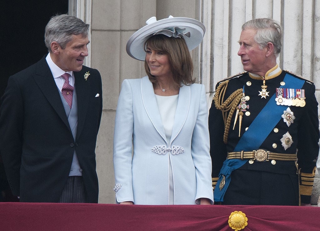 Michael Middleton, Carole Middleton, and Prince Charles 
