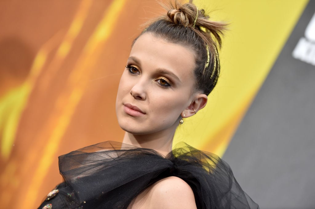Millie Bobby Brown attends the premiere of Warner Bros. Pictures and Legendary Pictures' "Godzilla: King of the Monsters" at TCL Chinese Theatre