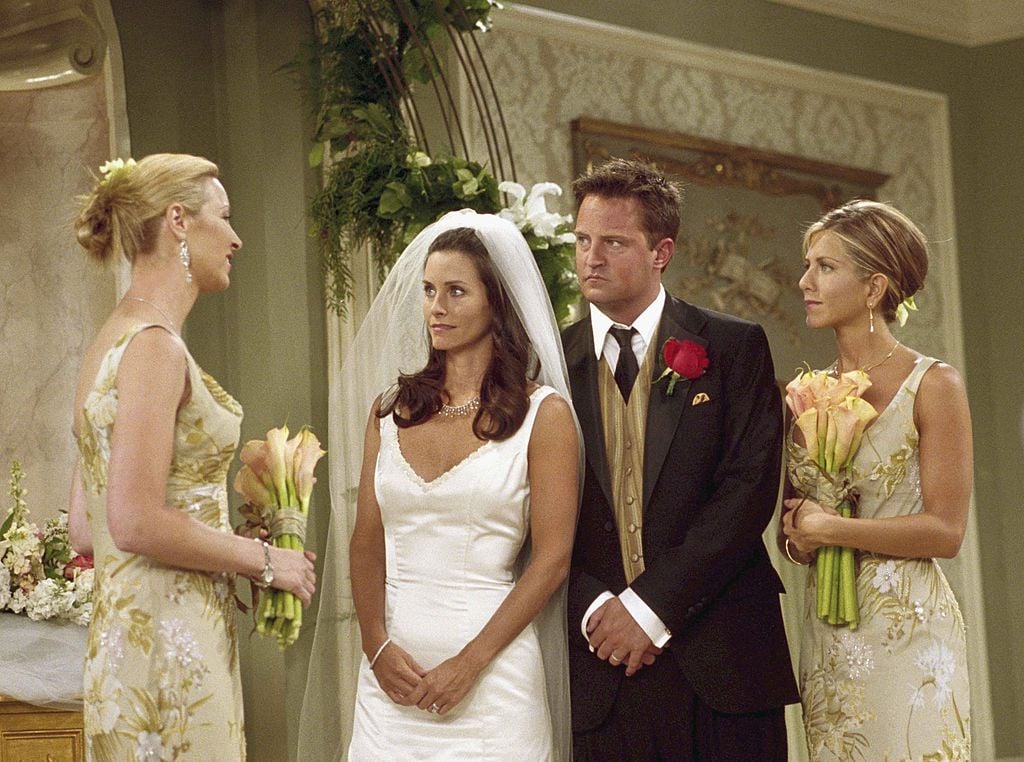Monica and Chandler's wedding