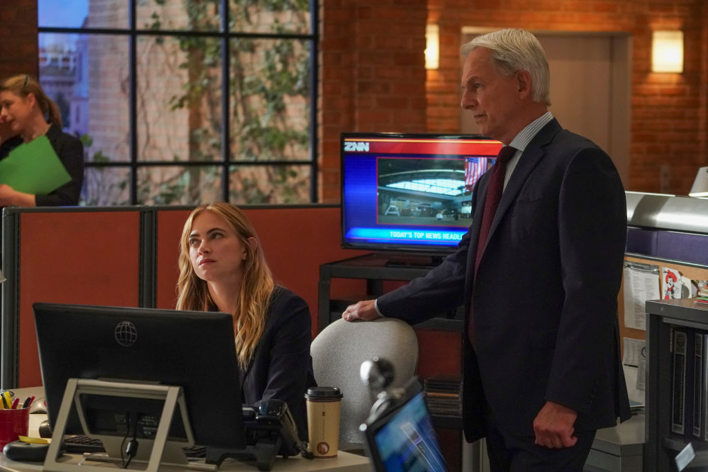 'NCIS' stars Emily Wickersham and Mark Harmon