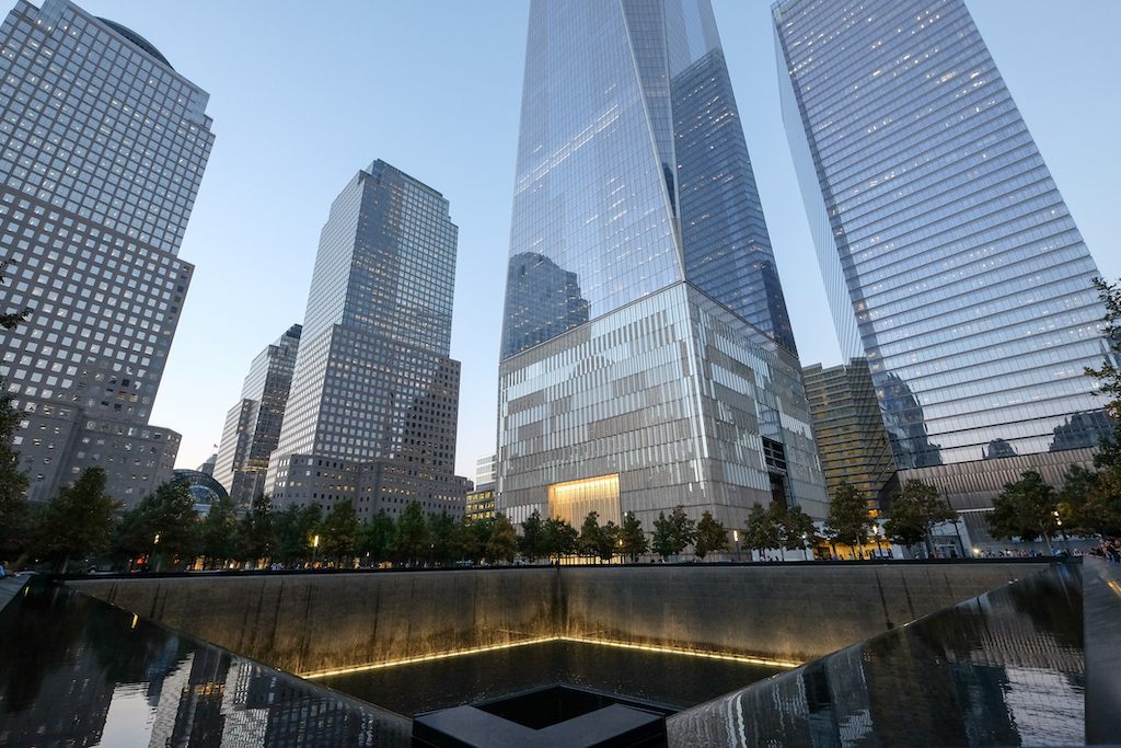 Memorial in honor of the victims of the 11 September attacks