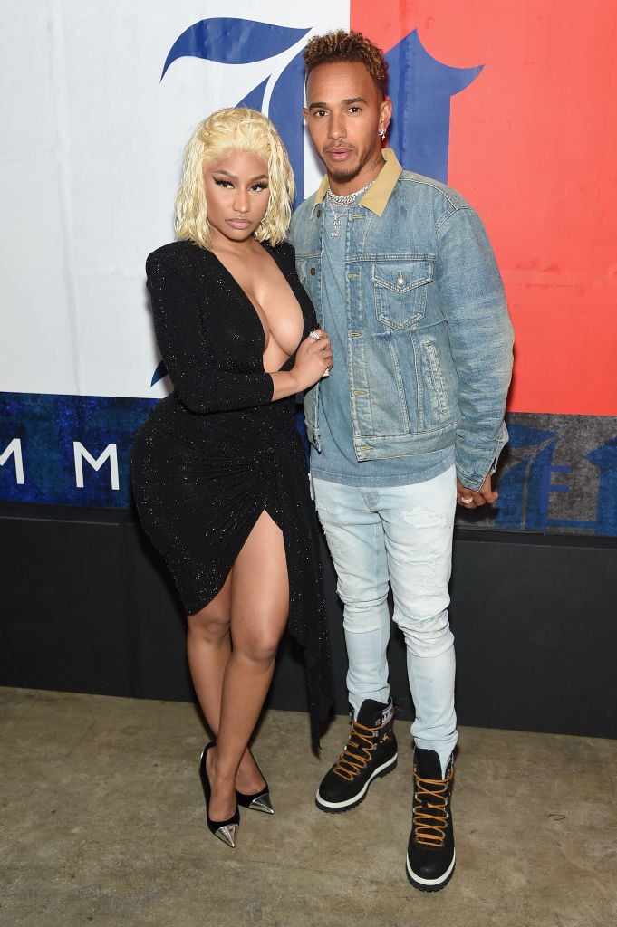 Lewis Hamilton and Nicki Minaj