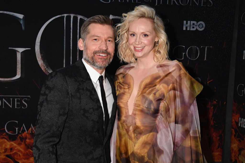 Nikolaj Coster-Waldau and Gwendoline Christie