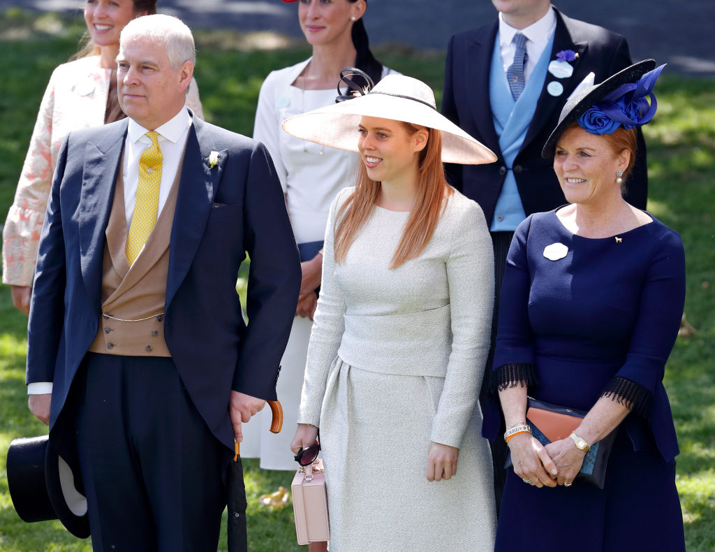 Prince Andrew, Duke of York, Princess Beatrice and Sarah Ferguson