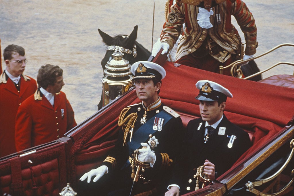 Prince Charles and Prince Andrew