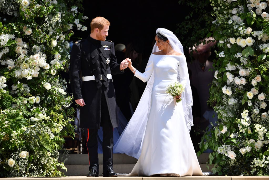 Meghan Markle on wedding day.