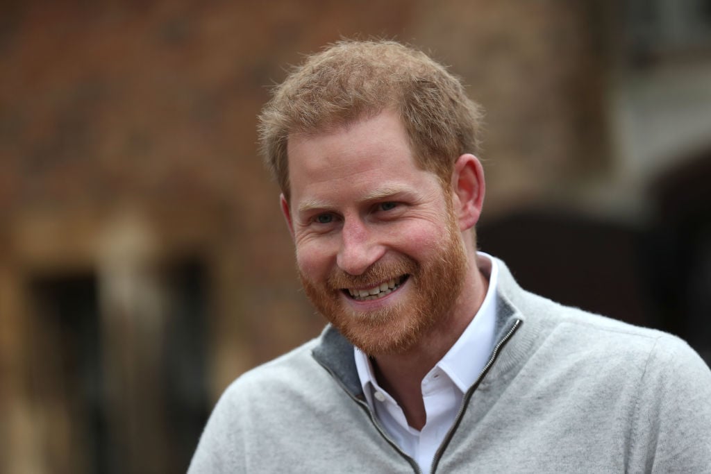 Prince Harry makes birth announcement.