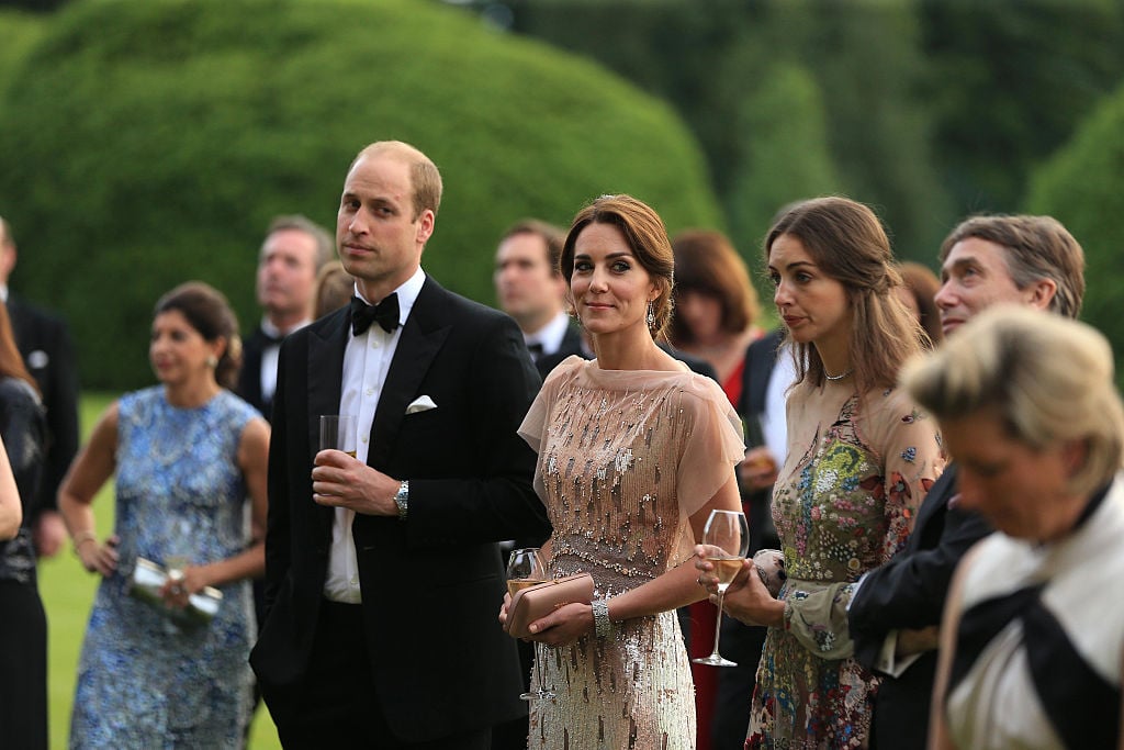 The Duke and Duchess of Cambridge with Rose Hanbury
