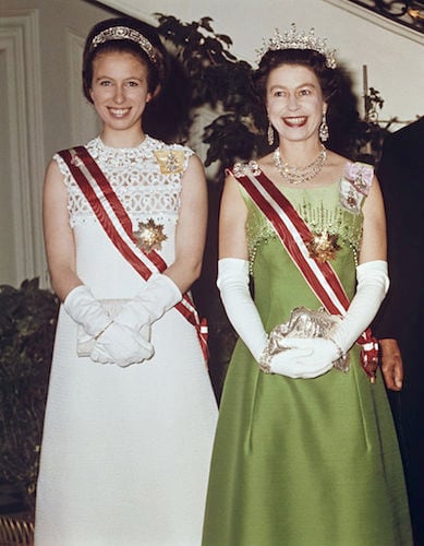 Princess Anne and Queen Elizabeth