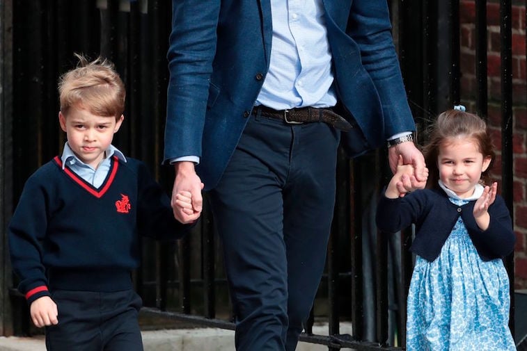 Princess Charlotte waving