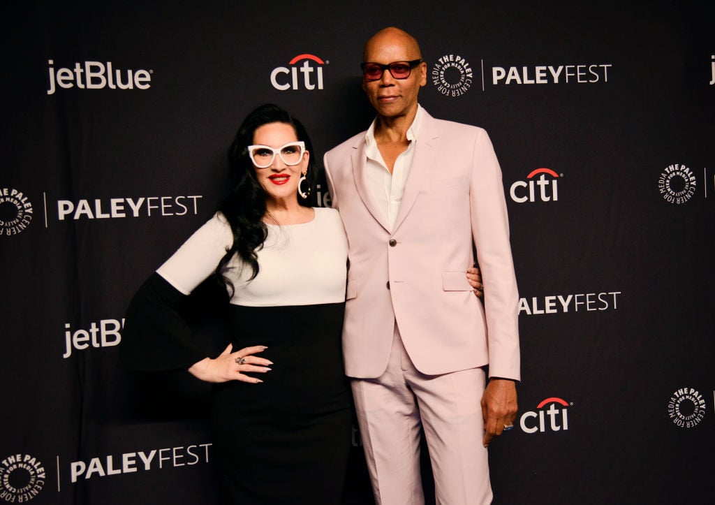 Michelle Visage and RuPaul