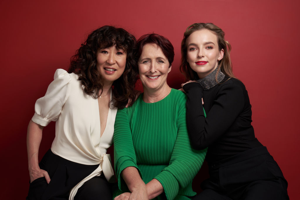 Sandra Oh, Fiona Shaw, and Jodie Comer