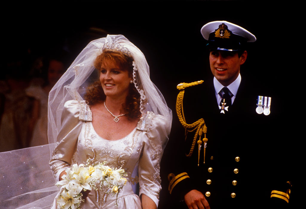 Sarah Ferguson and Prince Andrew's wedding day