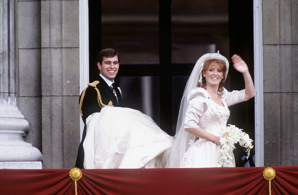 Sarah Ferguson and Prince Andrew's wedding day
