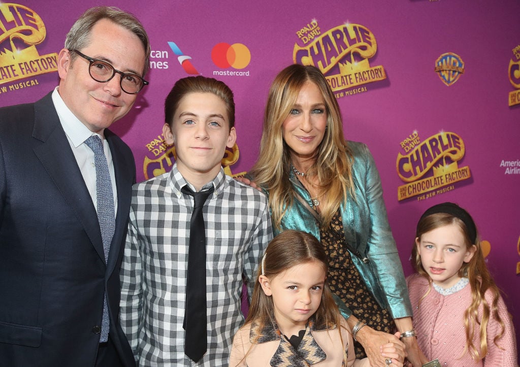 Sarah Jessica Parker, Matthew Broderick, and their three children