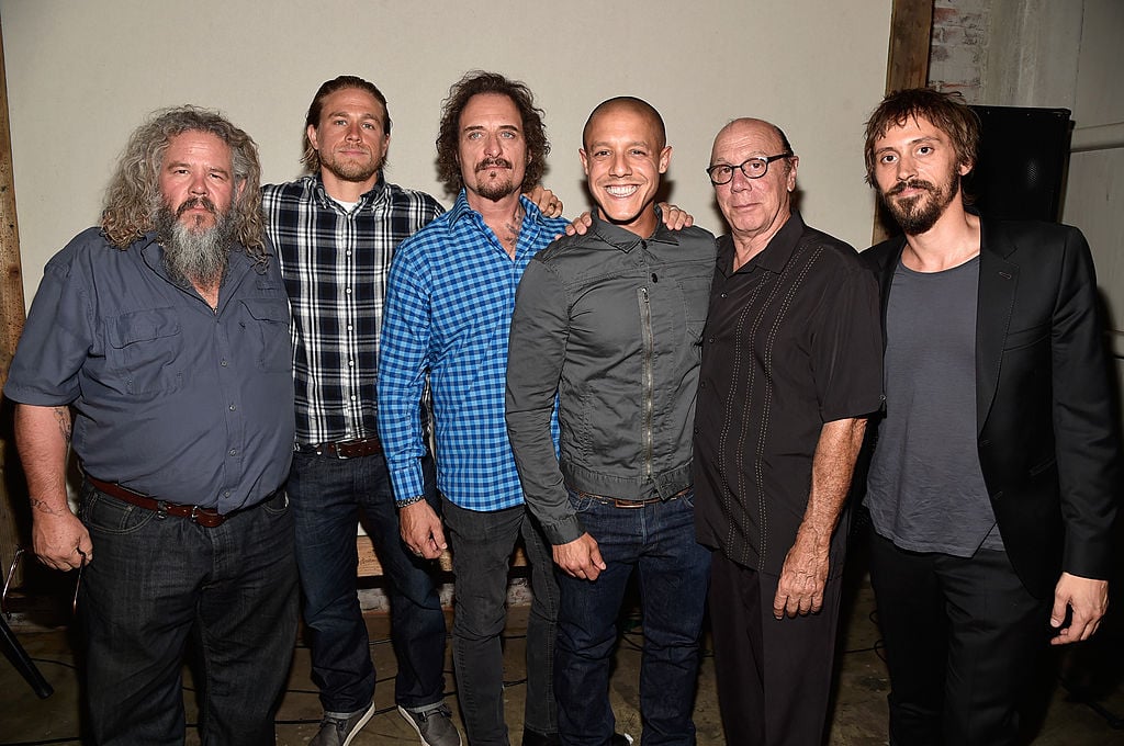 Charlie Hunnam and the rest of the 'Sons of Anarchy' cast