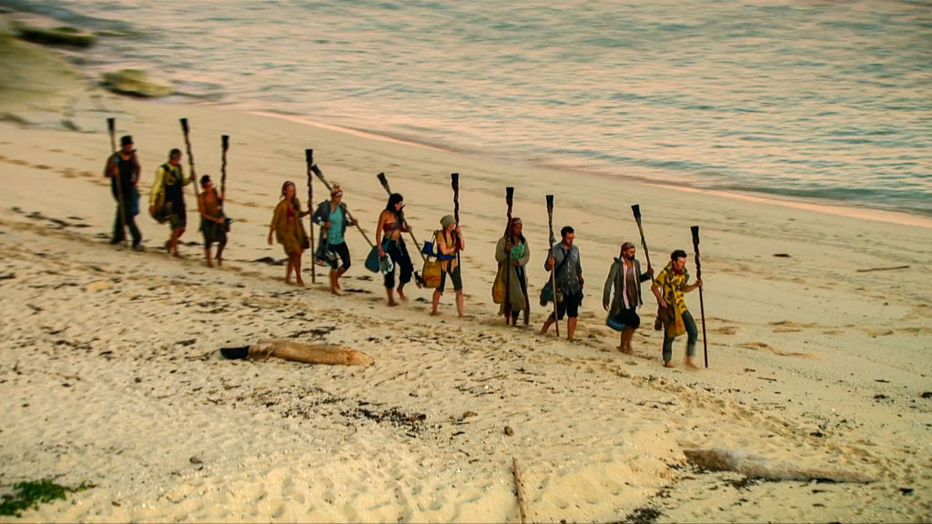 The remaining Survivors head to Tribal Council