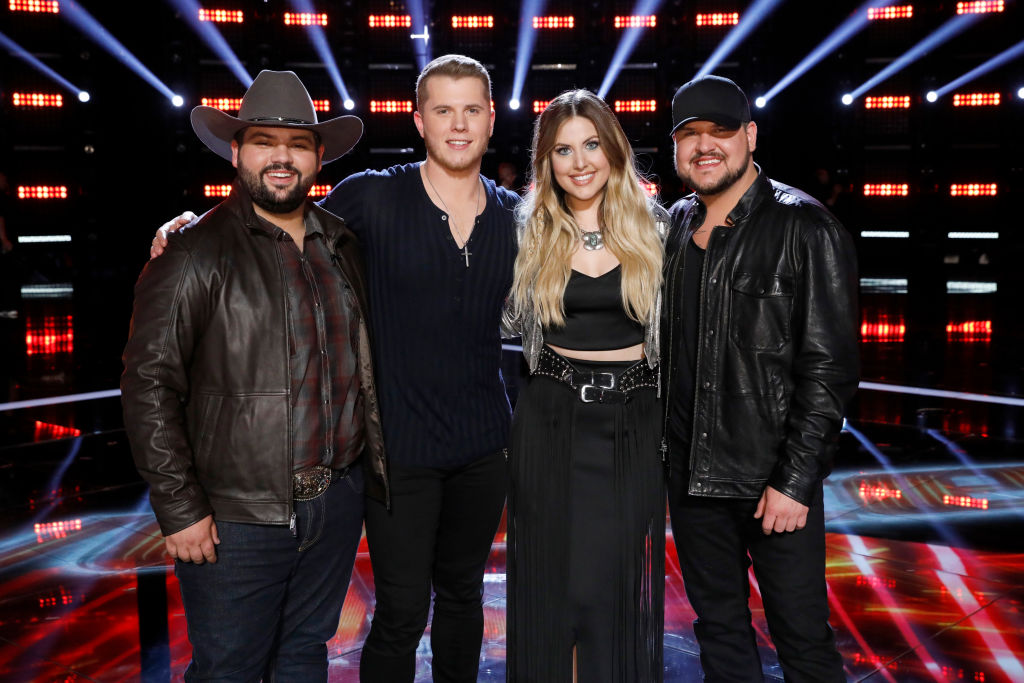 Andrew Sevener, Gyth Rigdon, Maelyn Jarmon, Dexter Roberts on "The Voice"