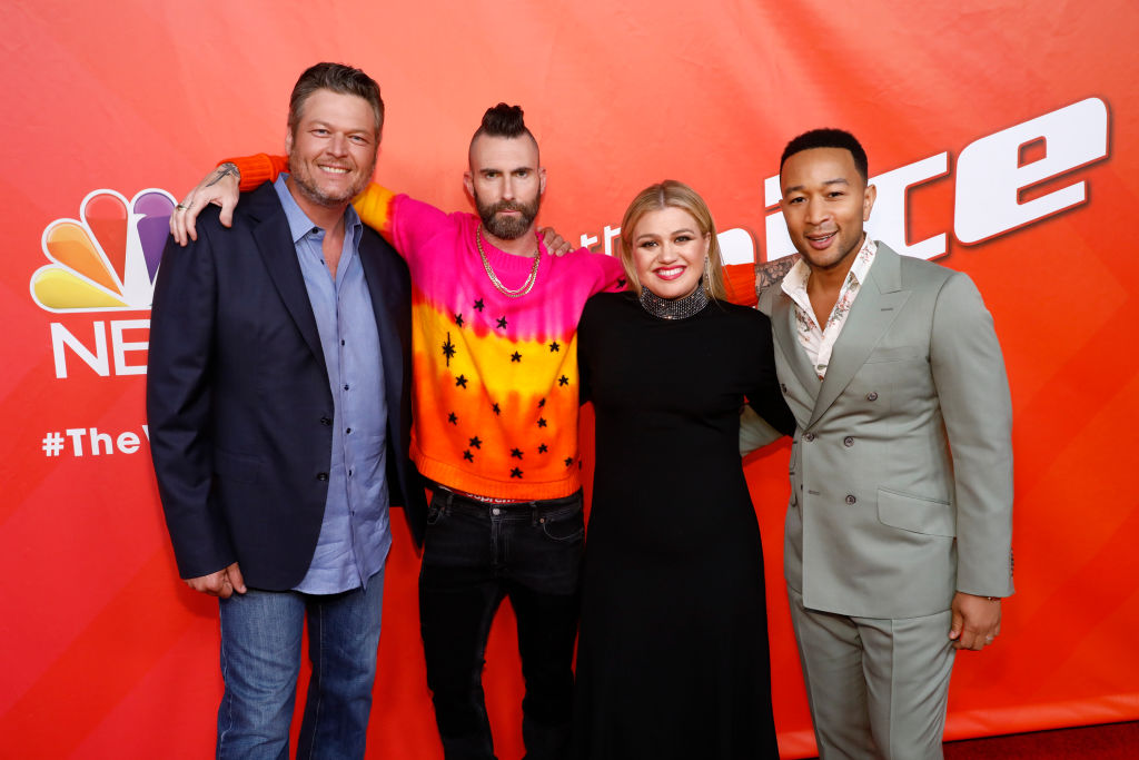 Blake Shelton, Adam Levine, Kelly Clarkson, John Legend