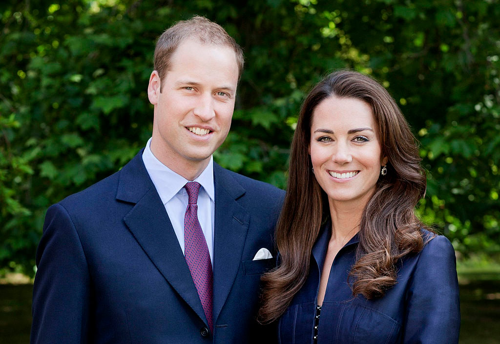 Prince William and Kate Middleton's official engagement portrait