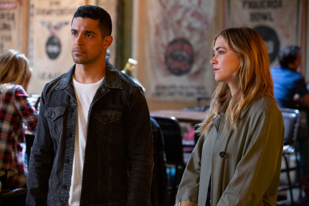 Wilmer Valderrama and Emily Wickersham| Michael Yarish/CBS via Getty Images