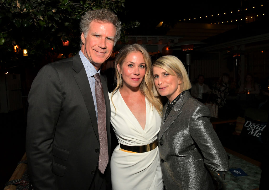 Will Ferrell, Christina Applegate, and Liz Feldman attend the premiere of Netflix's Dead to Me.