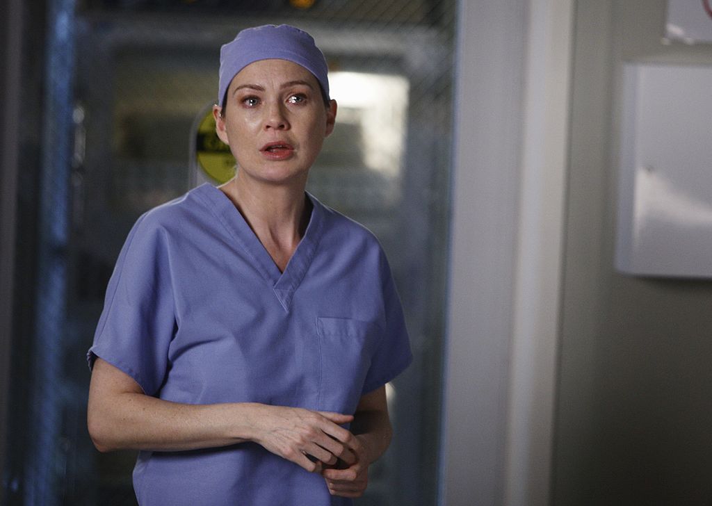 Ellen Pompeo as Meredith Grey in Grey's Anatomy