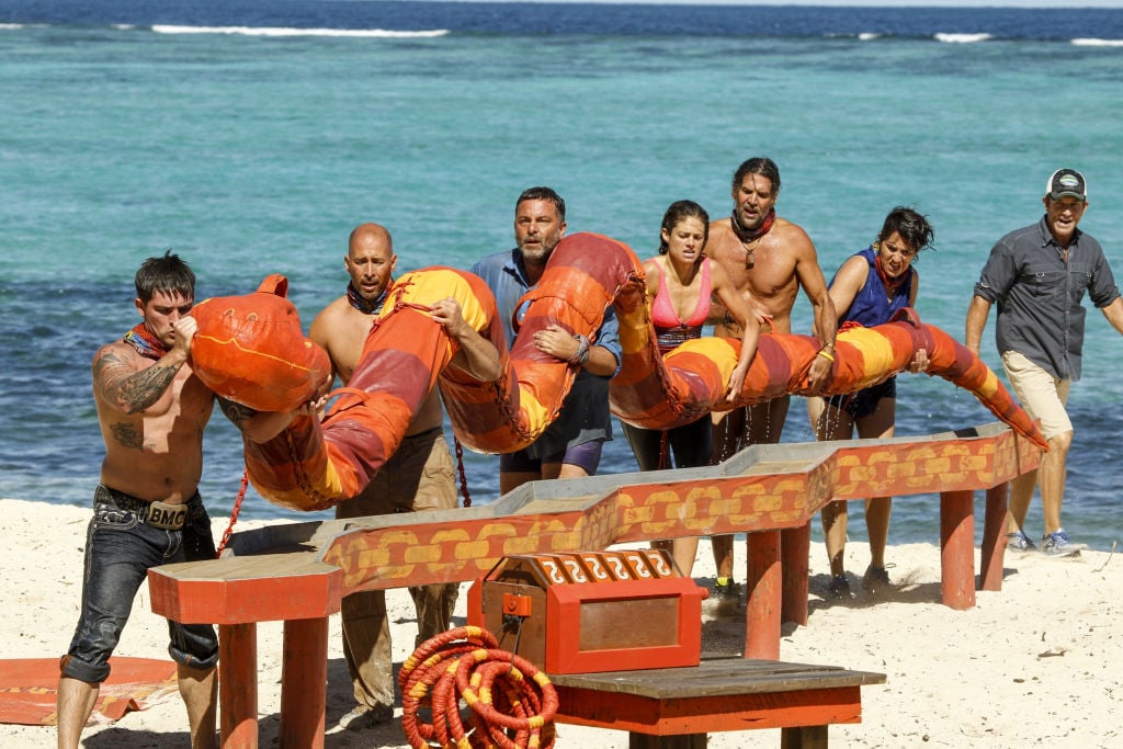 Caleb Reynolds, Tony Vlachos, Jeff Varner, Hali Ford, Troyzan Robertson, Aubry Bracco and Jeff Probst