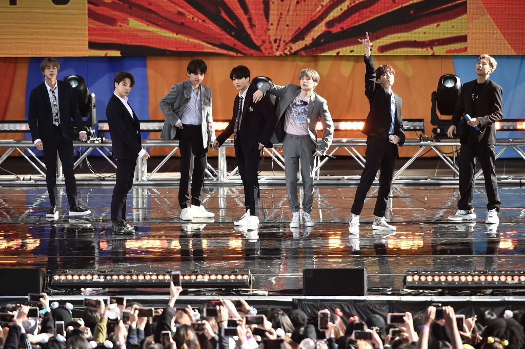 Jin, Jimin, V, Jungkook, Suga, J-Hope, and RM of BTS