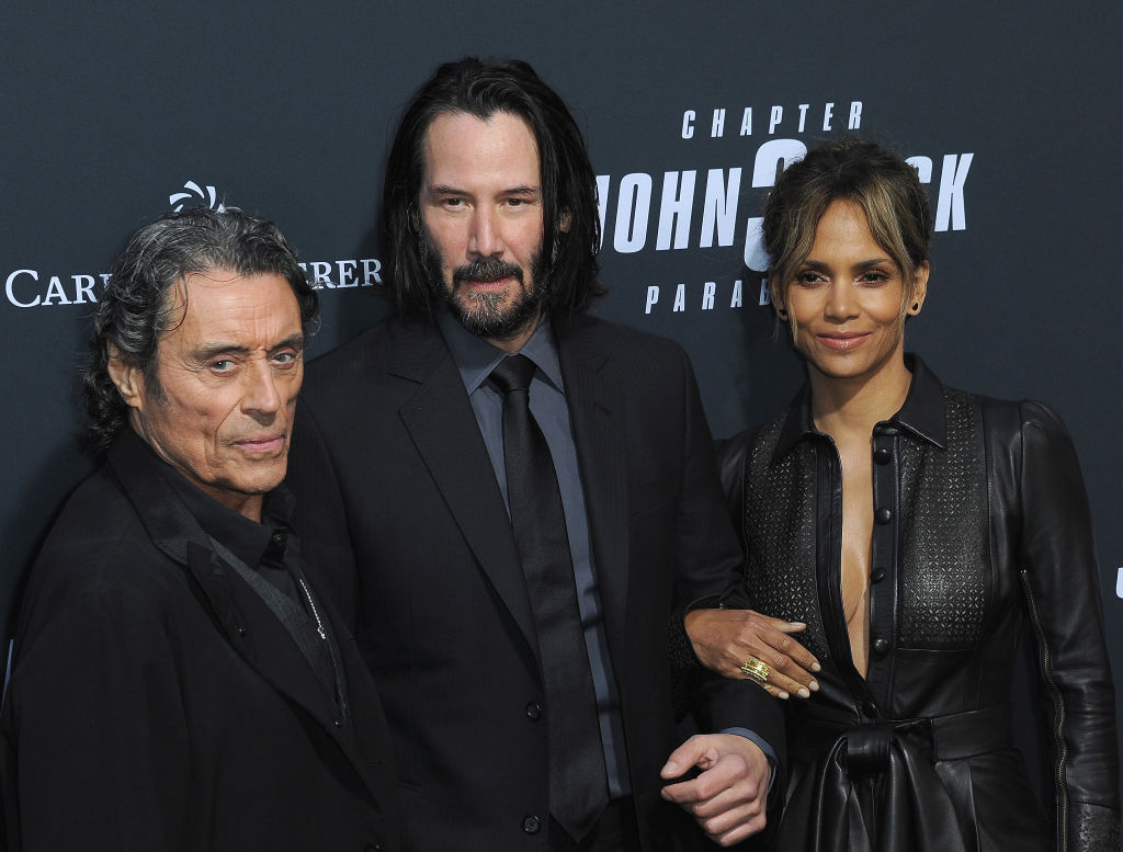 Ian McShane, Keanu Reeves and Halle Berry