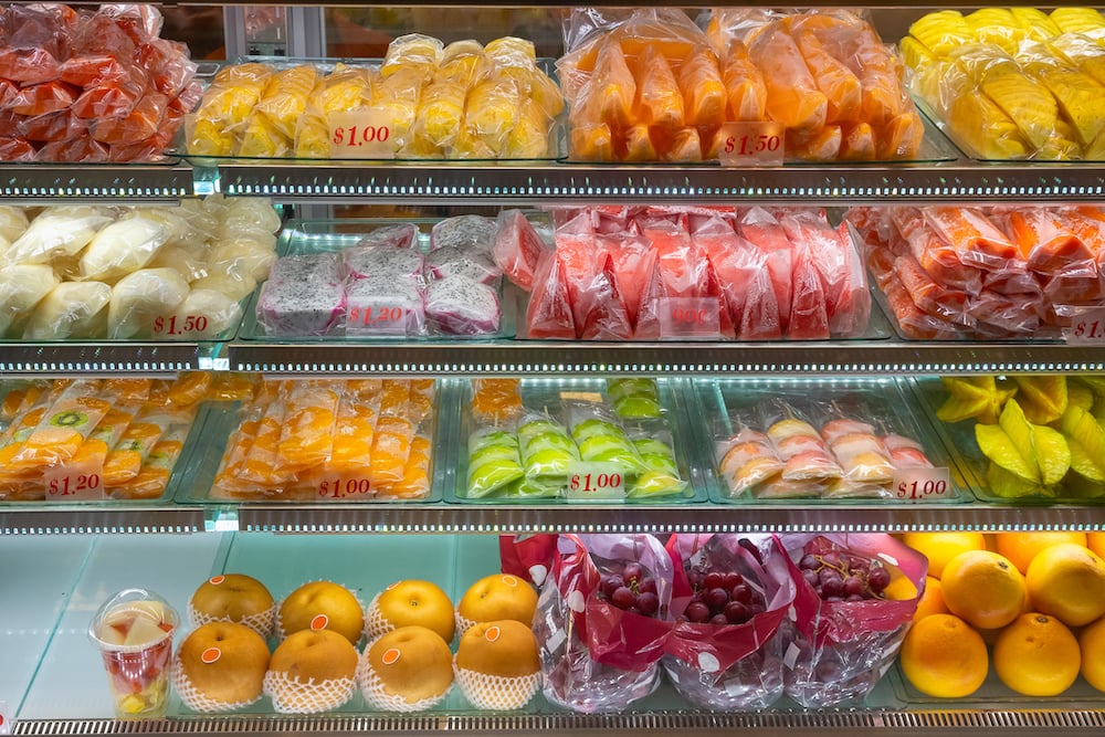 Fruit in a store