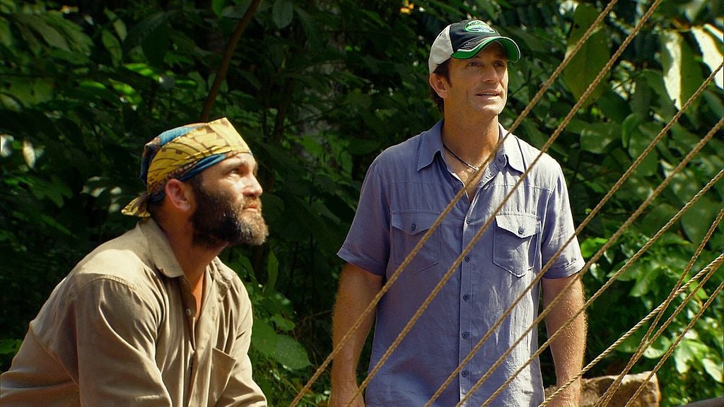 Russell Hantz and Jeff Probst