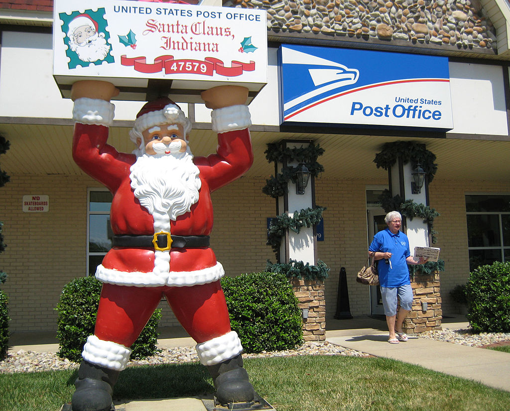 Post office in the town of Santa Claus