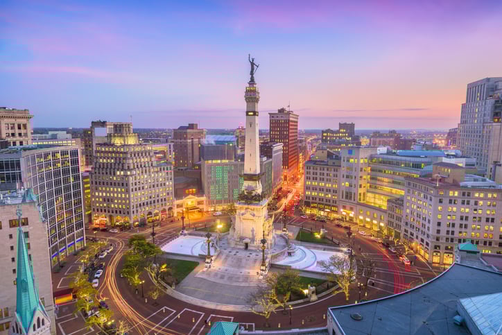 View of the Soldiers' and Sailors' monument