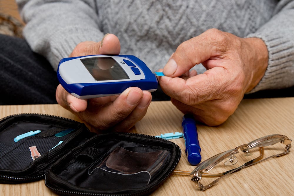testing blood sugar