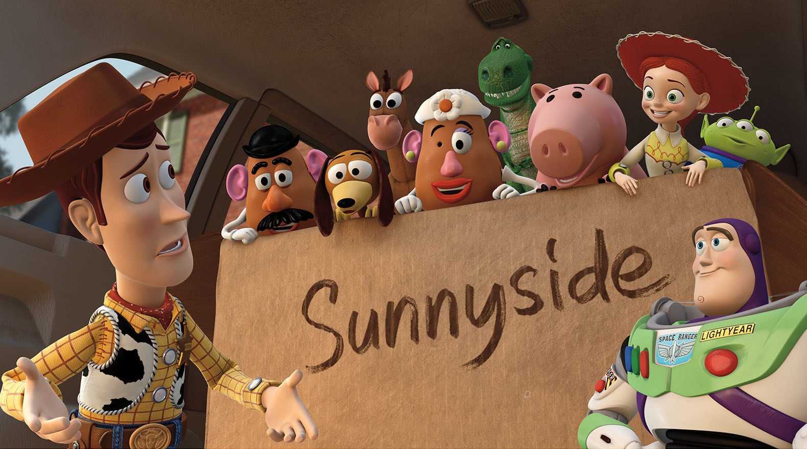 Woody, Buzz, and the toys