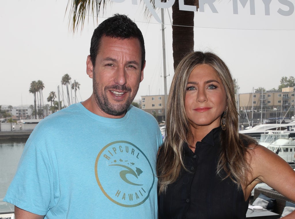 Jennifer Aniston and Adam Sandler