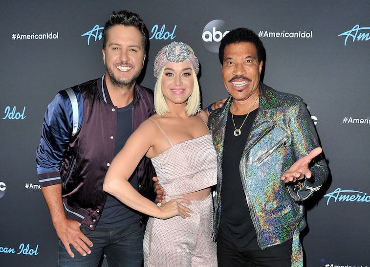 Judges Luke Bryan, Katy Perry and Lionel Richie