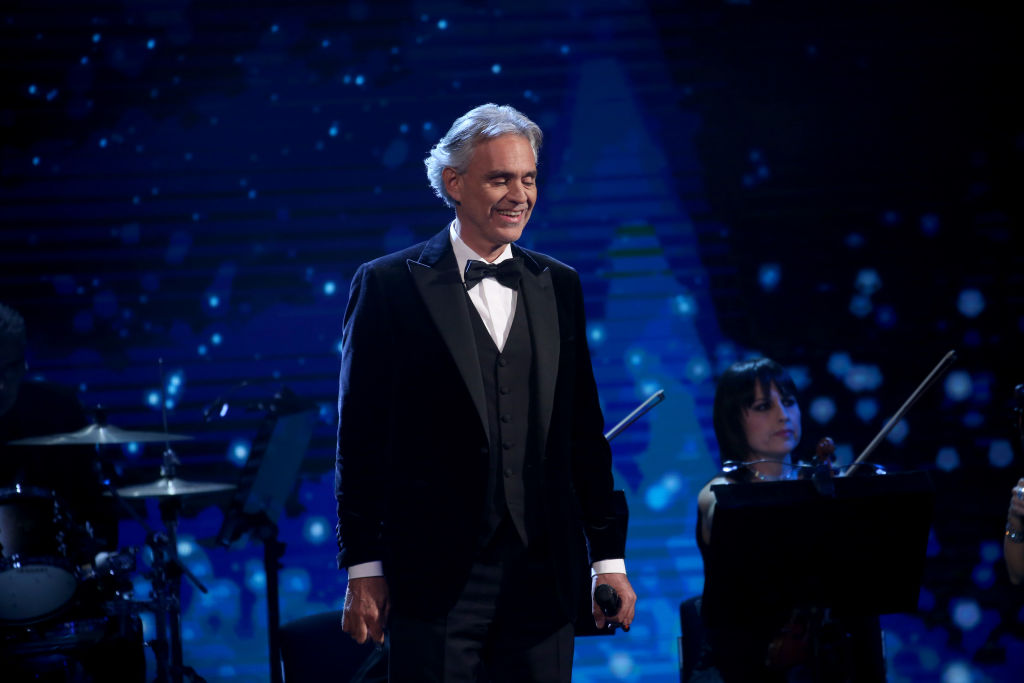 Opera singer Andrea Bocelli
