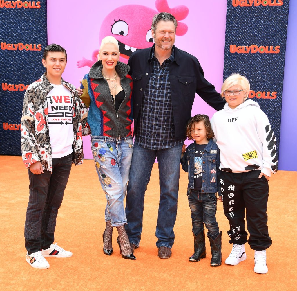 Gwen Stefani, Blake Shelton and her boys