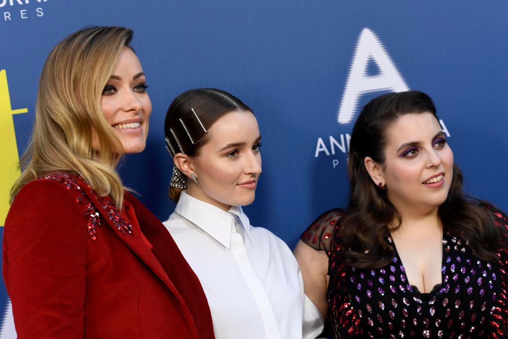 Olivia Wilde, Kaitlyn Dever and Beanie Feldstein | Frazer Harrison/Getty Images