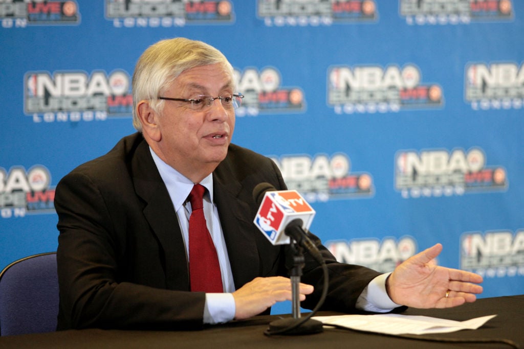 Commissioner of the NBA, David Stern