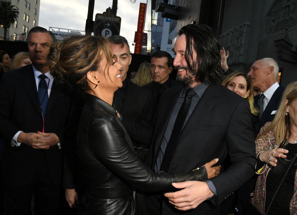Halle Berry and Keanu Reeves
