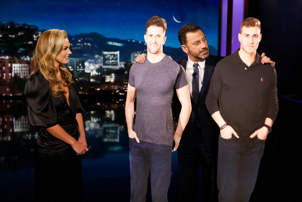 Hannah Brown on Jimmy Kimmel | Randy Holmes/Walt Disney Television via Getty Images via Getty Images