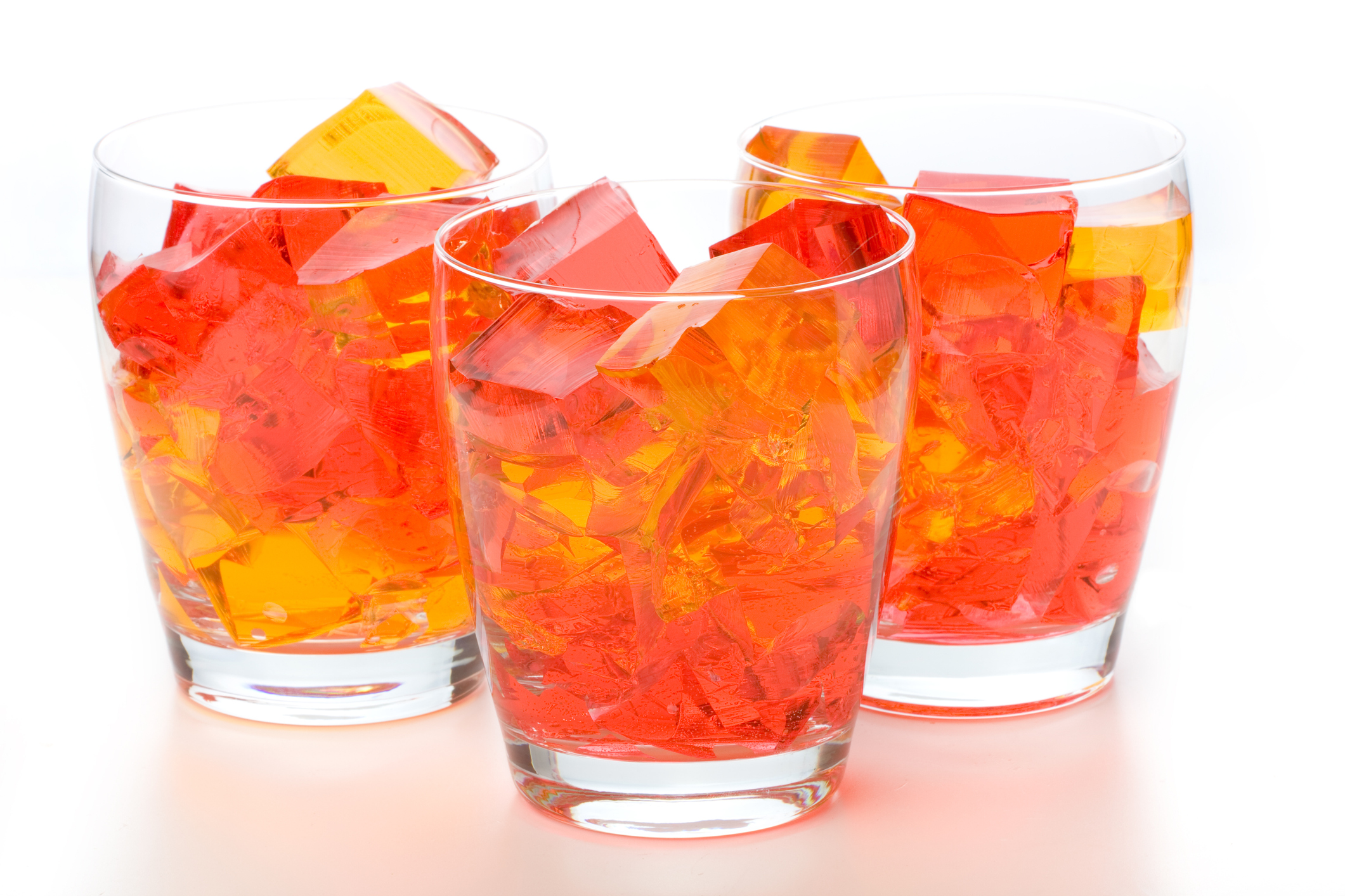 Jello in Glasses