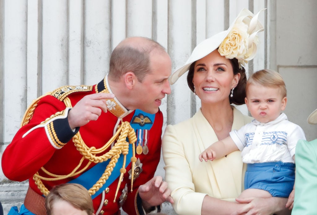 Kate Middleton, Prince William, and Prince Louis |  Max Mumby/Indigo/Getty Images