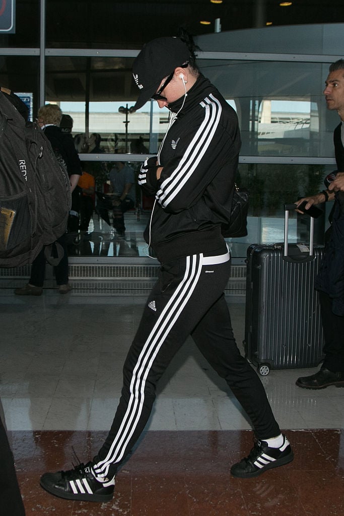 Katy Perry in ADIDAS tracksuit